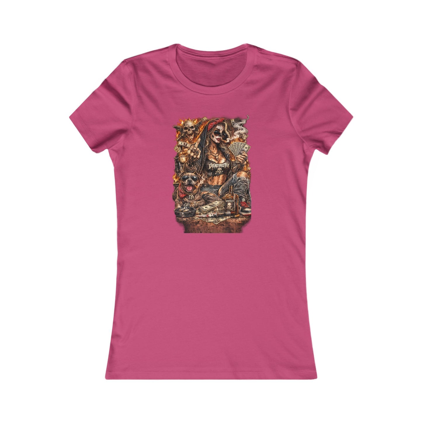 Skull Gambler — Women's Favorite Graphic Tee