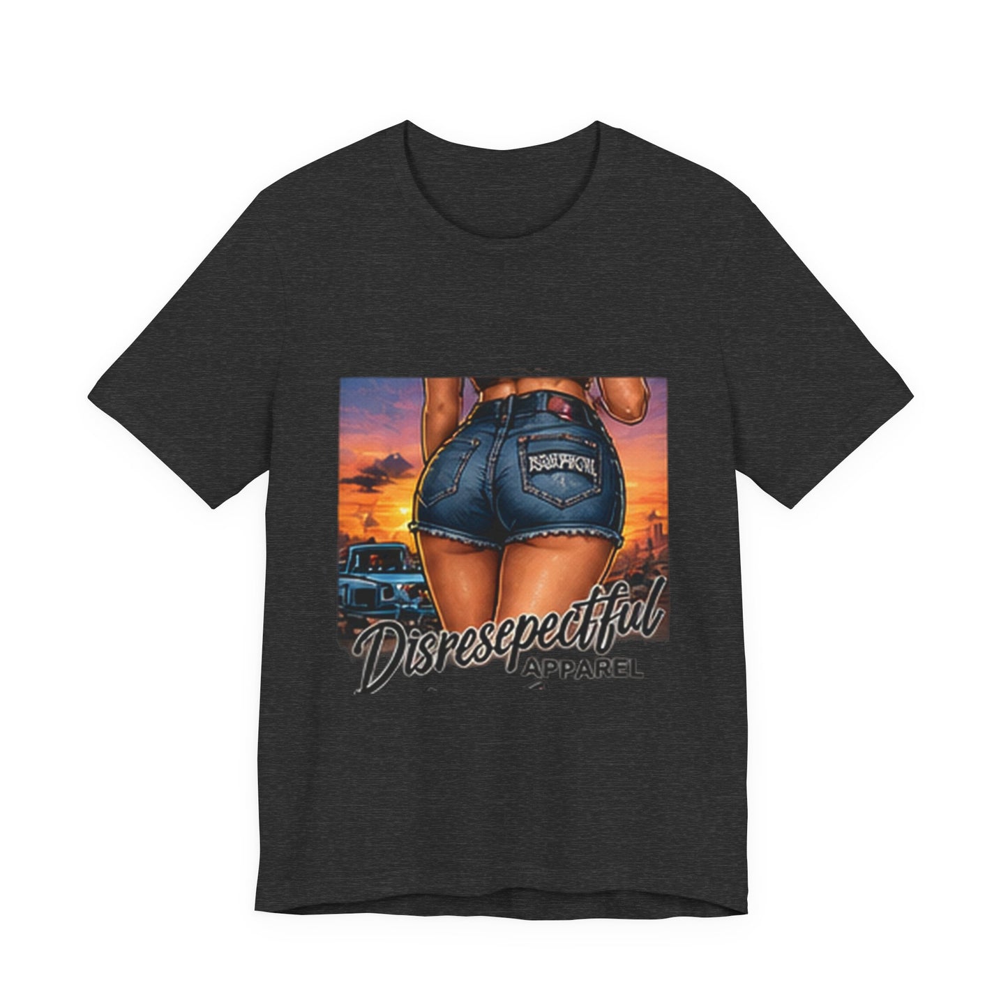 Sunset Denim — Retro Pin-Up Graphic Tee