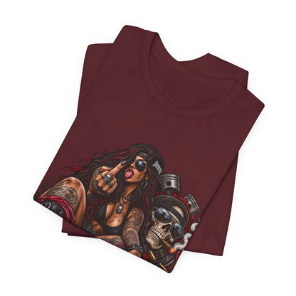 Rebel Biker Tee — “Fuck Around and Find Out” Graphic T‑Shirt