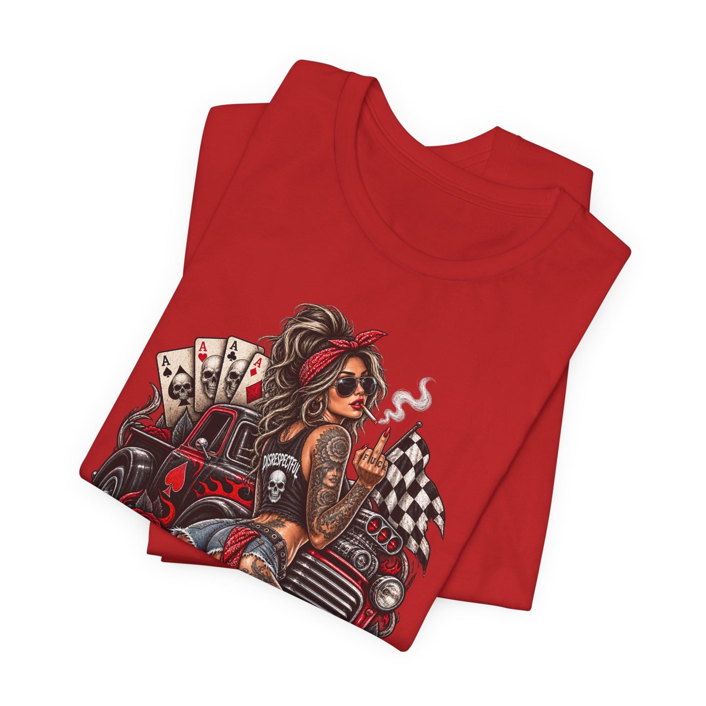 Disrespectful Apparel Pin-Up Racing Tee