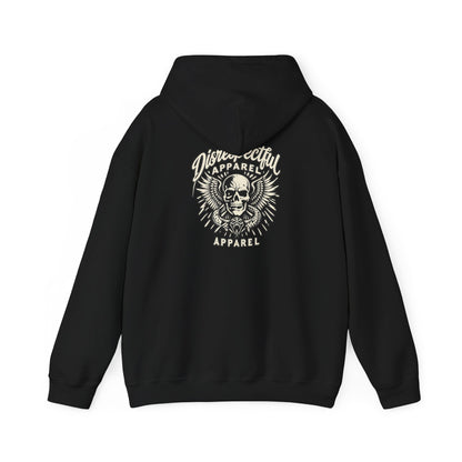 Skull & Wings — Back-Print Graphic Hoodie