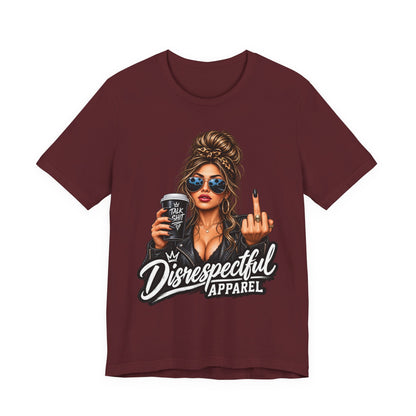 Coffee & Contempt — Black Graphic Tee