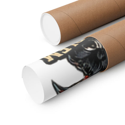Not Your Fucking Problem — Grim Reaper Horizontal Matte Poster