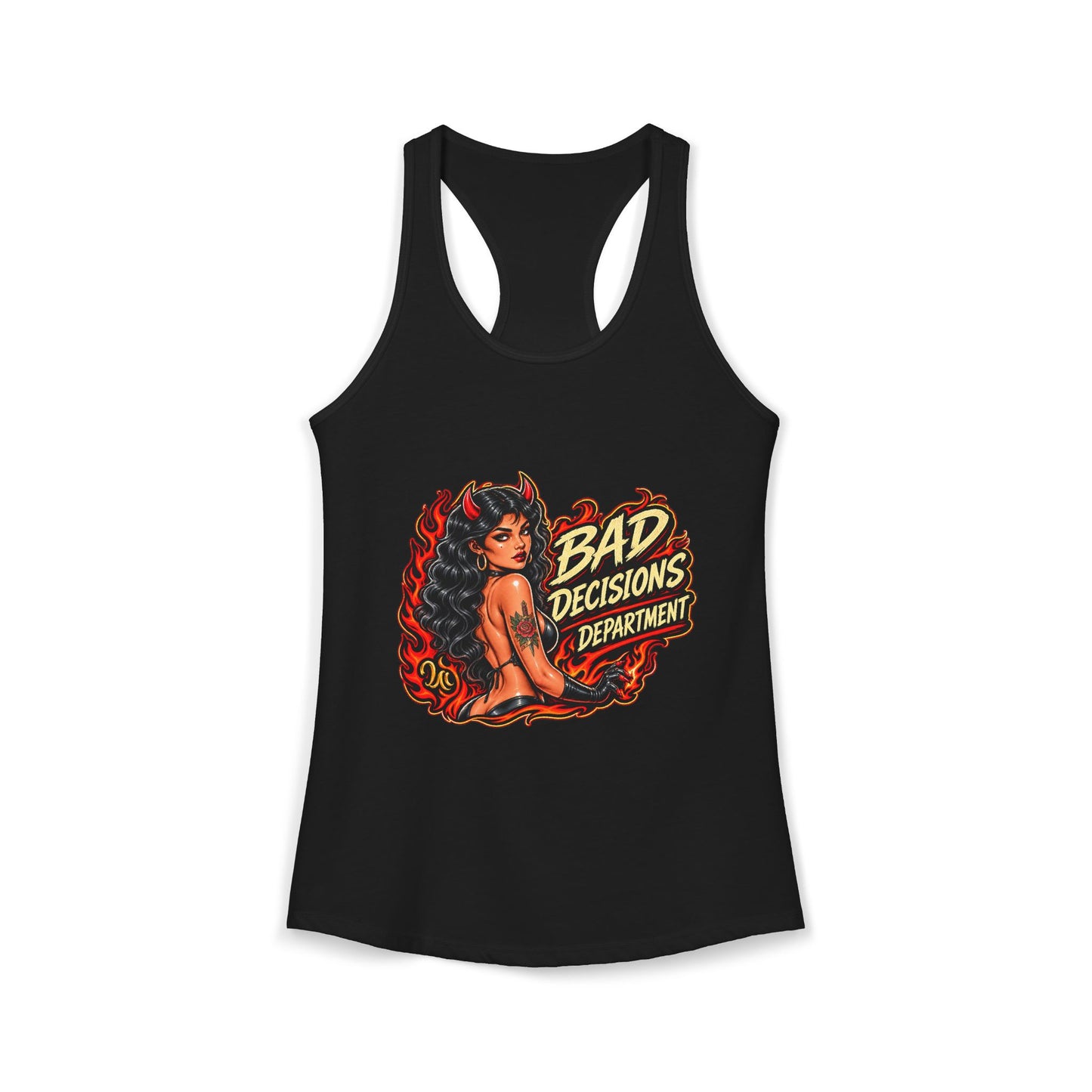 Bad Decisions Department — Women's Racerback Tank