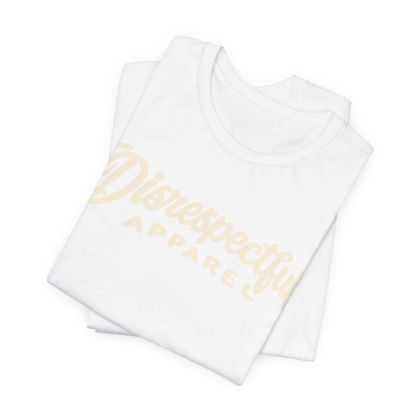 Disrespectful Apparel Script Logo Tee — Casual Graphic T-Shirt