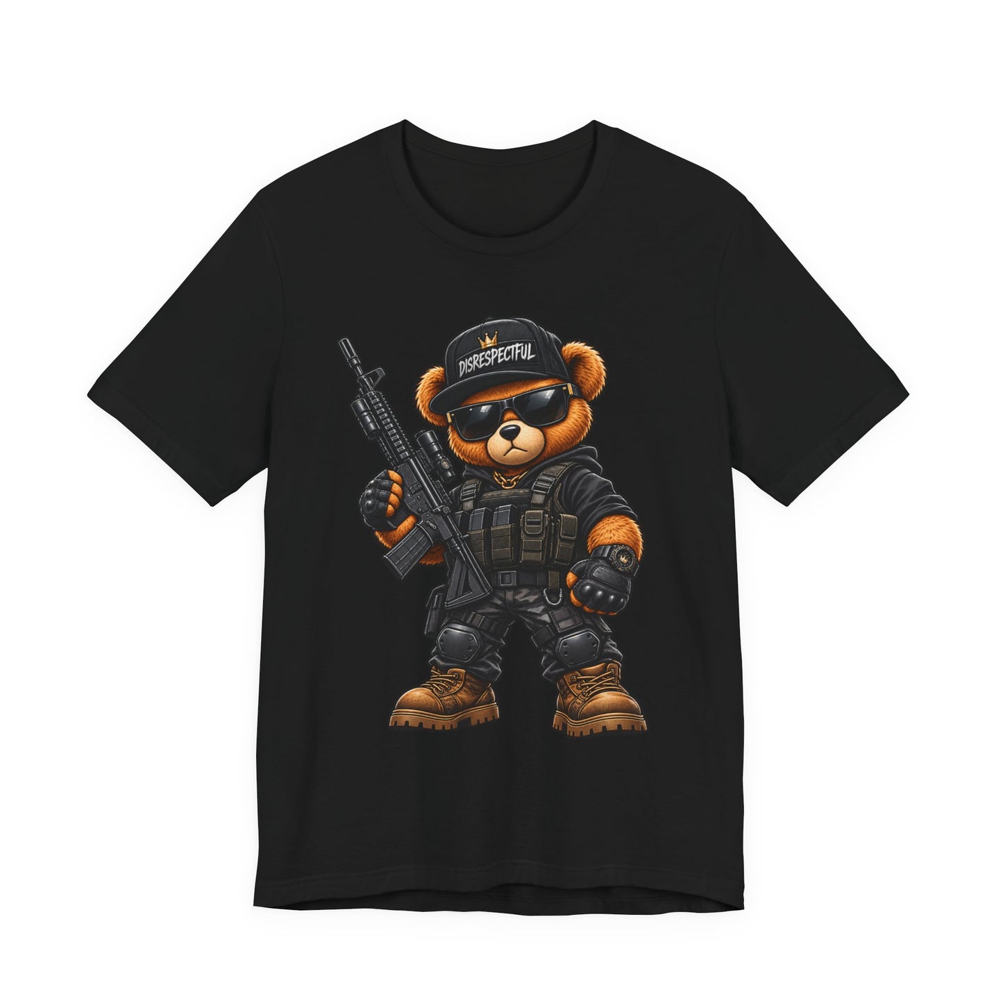 Tactical Bear — Disrespectful Military Graphic Tee