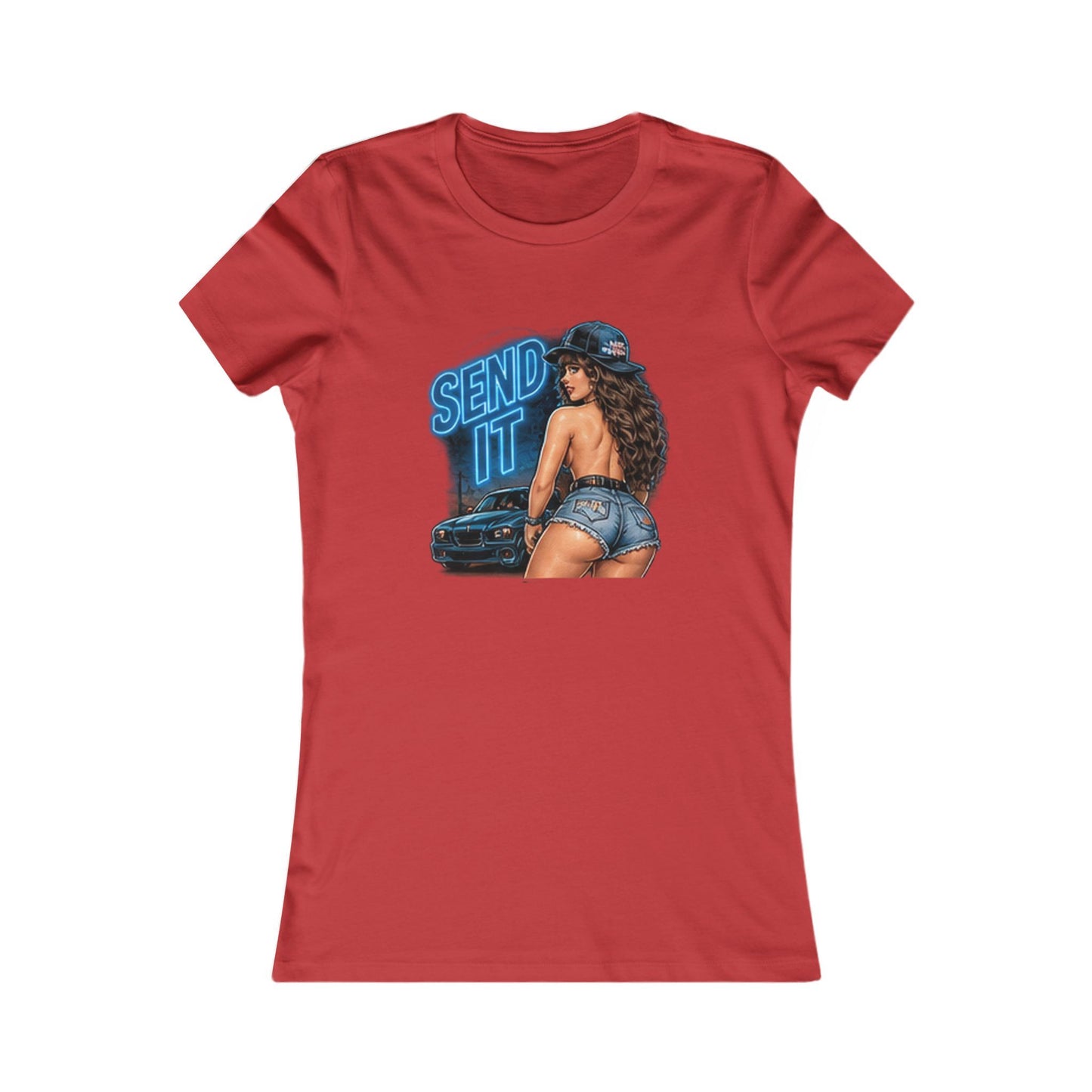 Send It Pin-Up — Women's Favorite Graphic Tee