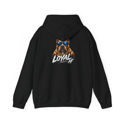 Loyal AF Pitbull — Back-Print Graphic Hoodie