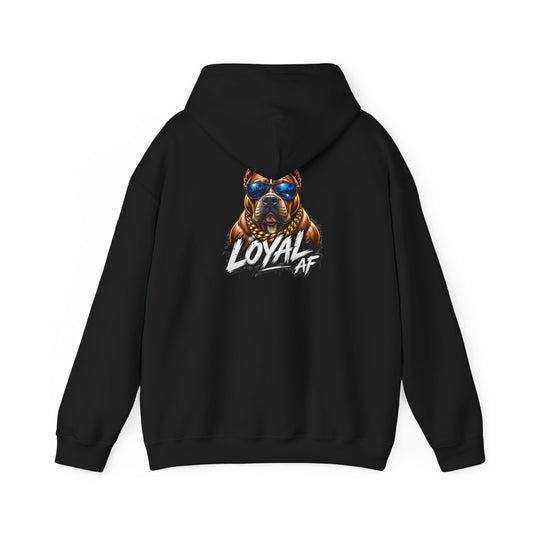 Loyal AF Pitbull — Back-Print Graphic Hoodie
