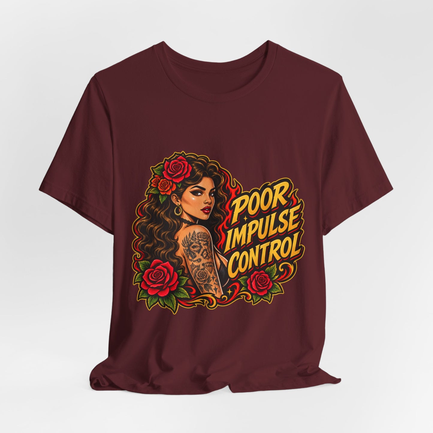 Poor Impulse Control — Tattoo Girl Graphic Tee