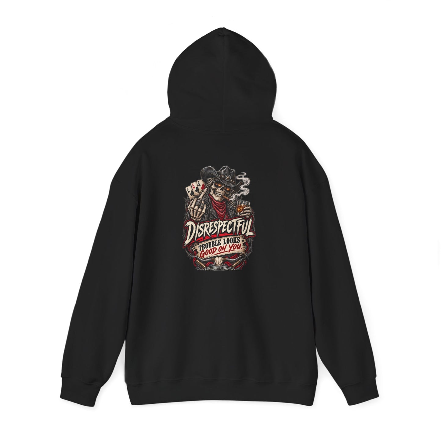 Trouble Looks Good on You — Back-Print Graphic Hoodie