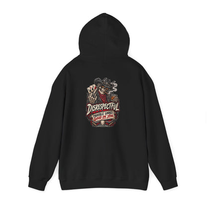 Trouble Looks Good on You — Back-Print Graphic Hoodie