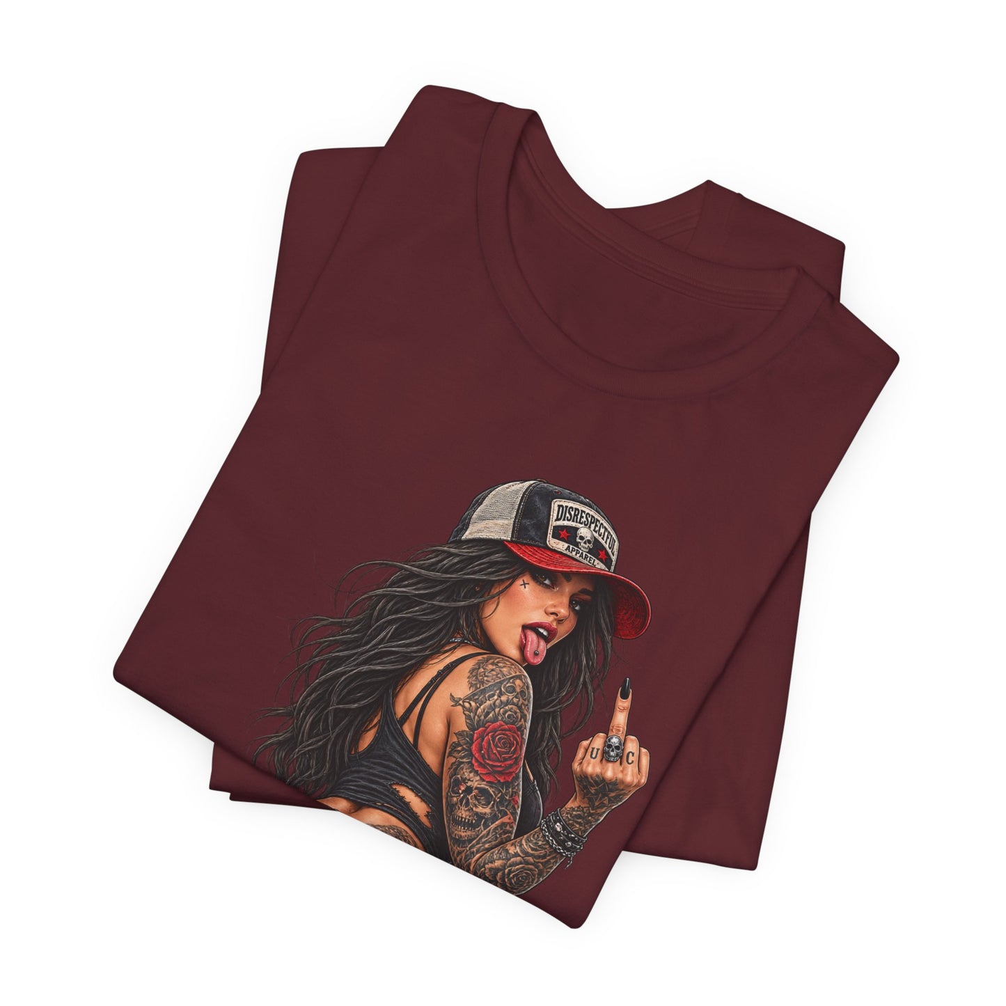 Fuck Polite — Tattooed Pinup Graphic Tee