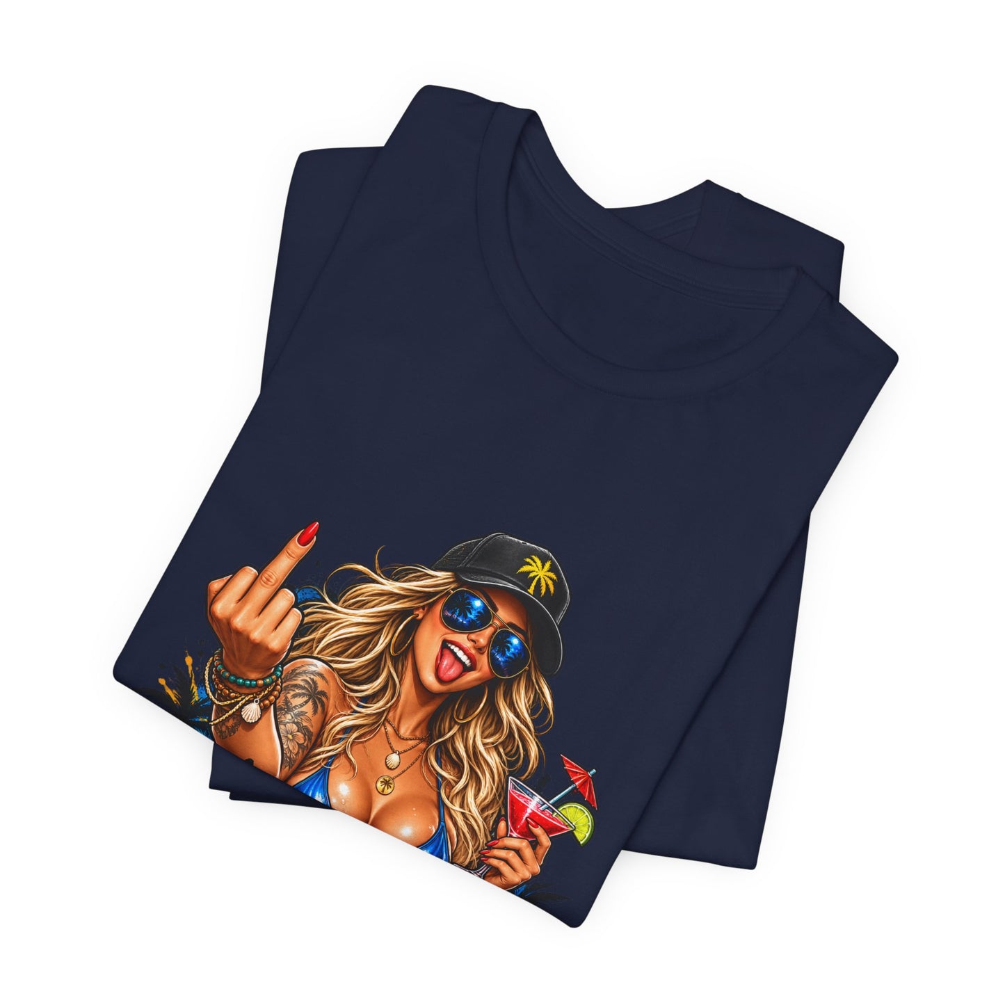Bad Decisions, Better Stories — Beach Pinup Graphic Tee