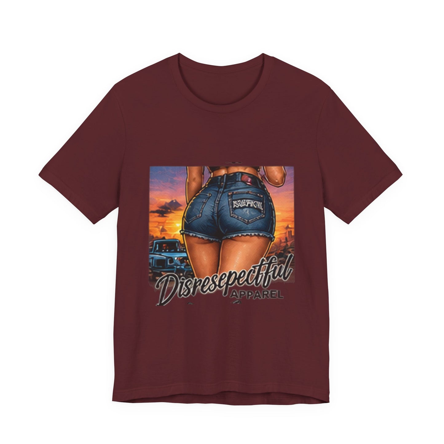 Sunset Denim — Retro Pin-Up Graphic Tee