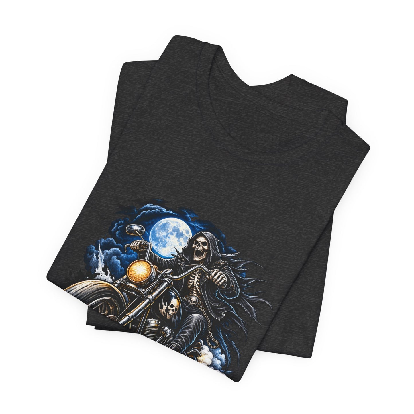 Ride or Die Motorcycle Tee — Biker Skull Rider Graphic Shirt