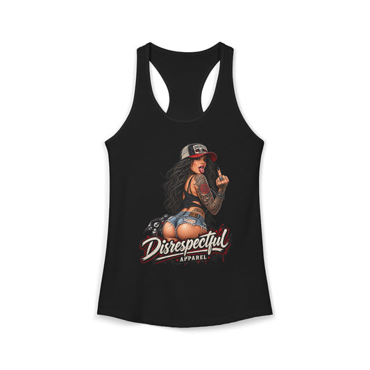 Fuck Polite — Women's Racerback Tank