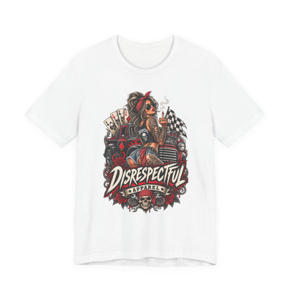 Disrespectful Apparel Pin-Up Racing Tee