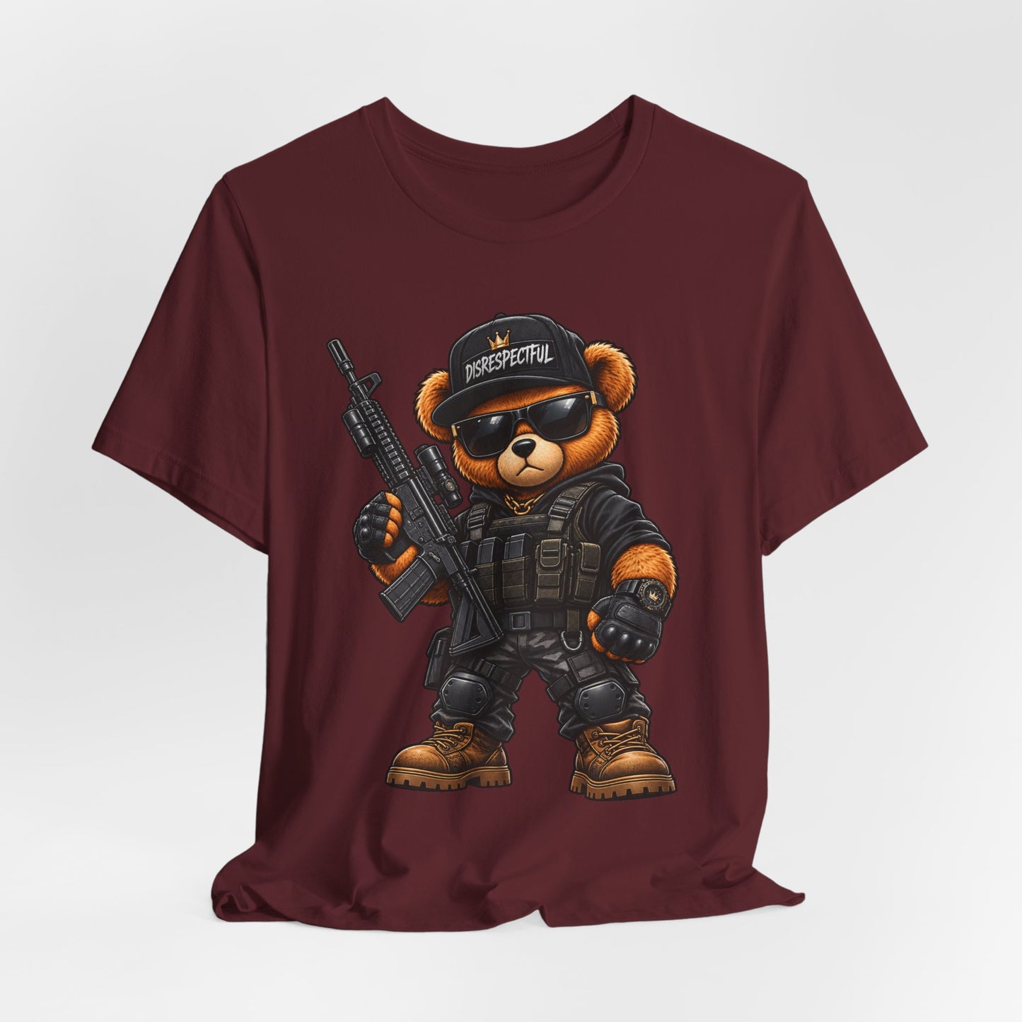 Tactical Bear — Disrespectful Military Graphic Tee