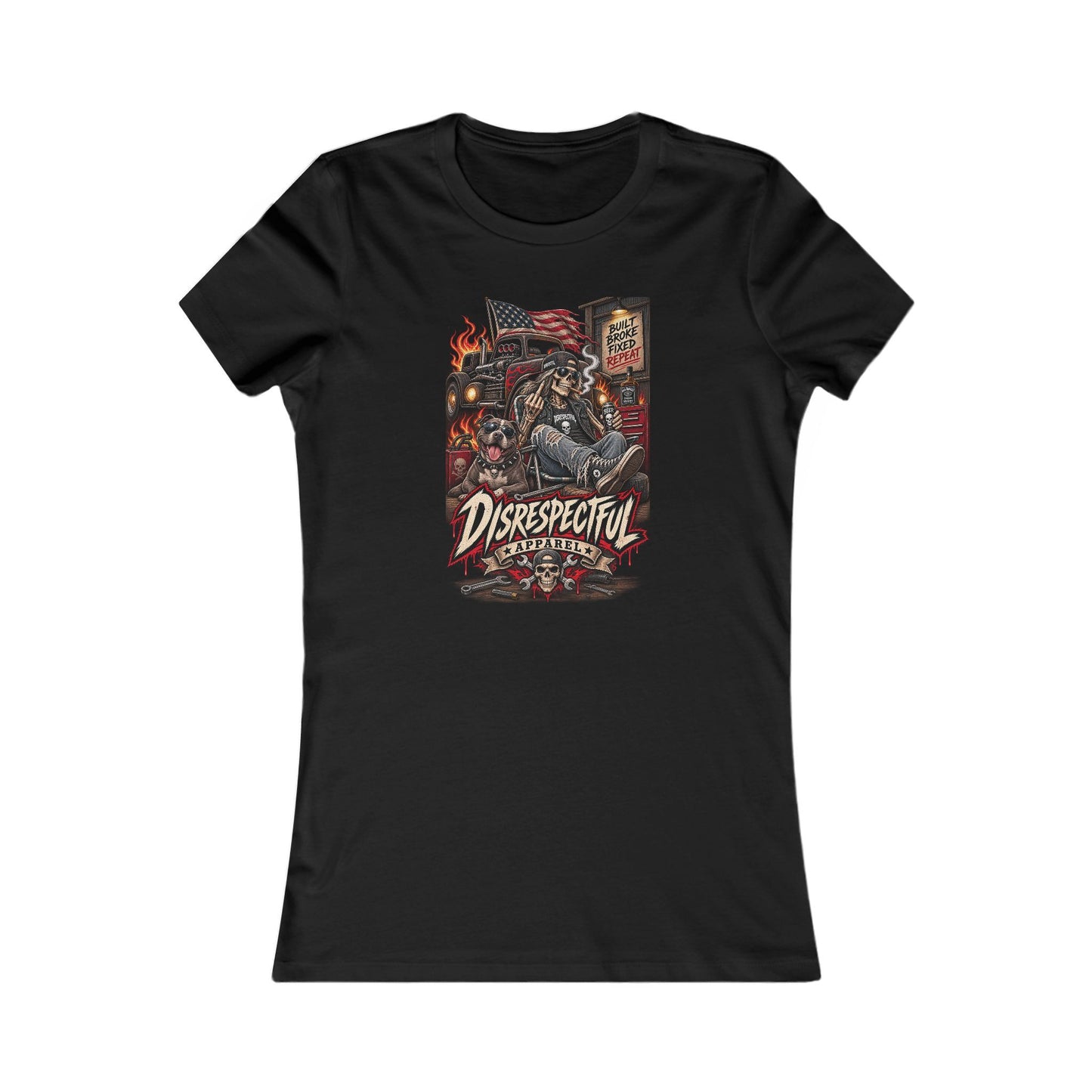 Disrespectful Trucker — Women's Favorite Graphic Tee