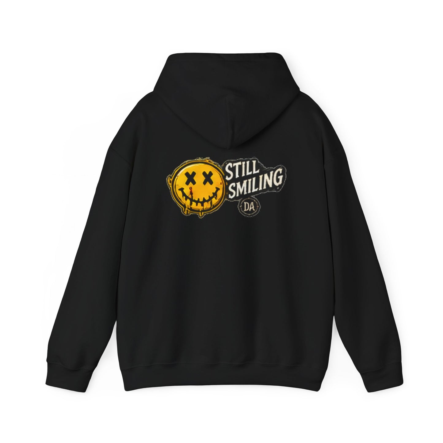 Still Smiling — Back-Print Graphic Hoodie