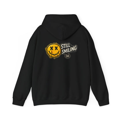 Still Smiling — Back-Print Graphic Hoodie