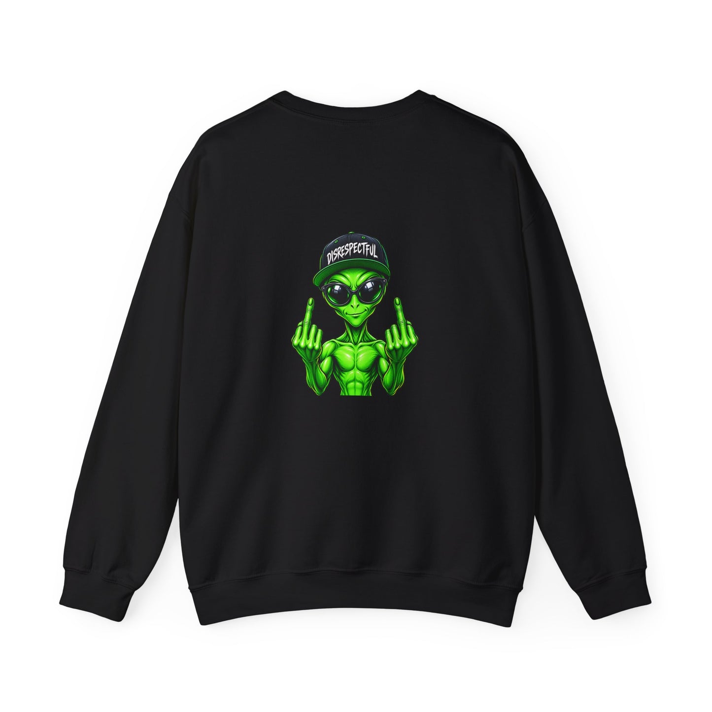 Disrespectful Alien — Back-Print Graphic Crewneck