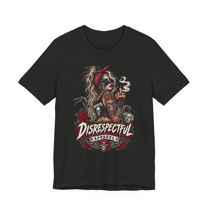 Disrespectful Apparel Skull Pin-Up Tee