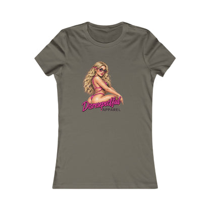 Disrespectful Vintage Pin-Up — Women's Favorite Graphic Tee
