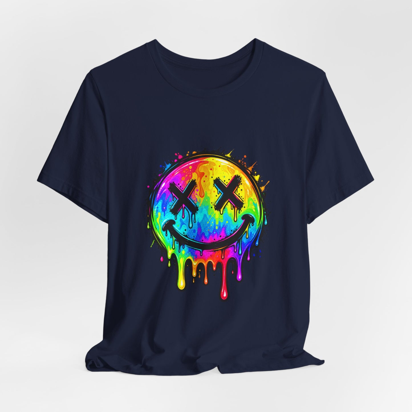 Rainbow Drip Smiley T-Shirt