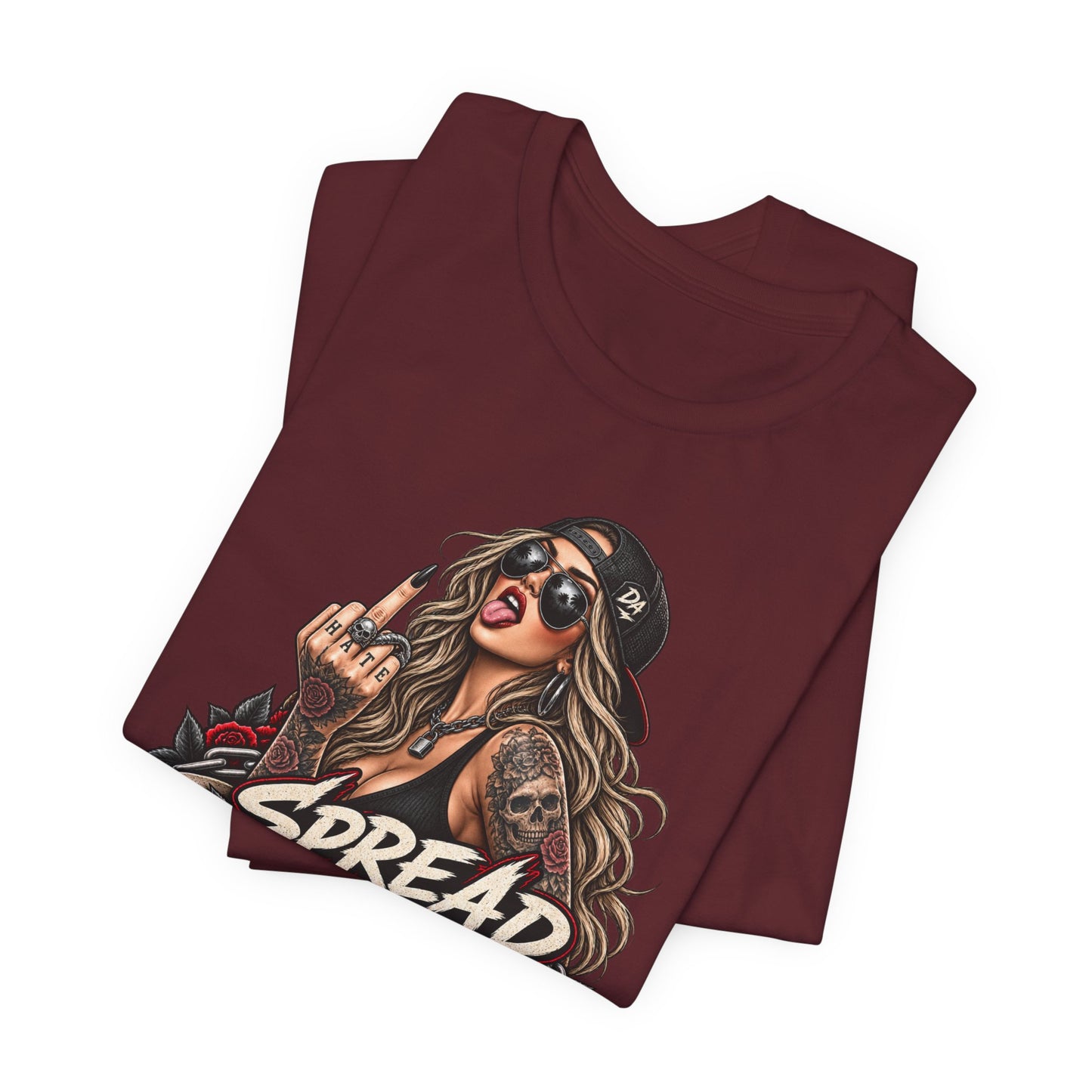 Spread Cheeks Not Hate Tee — Edgy Graphic T-Shirt