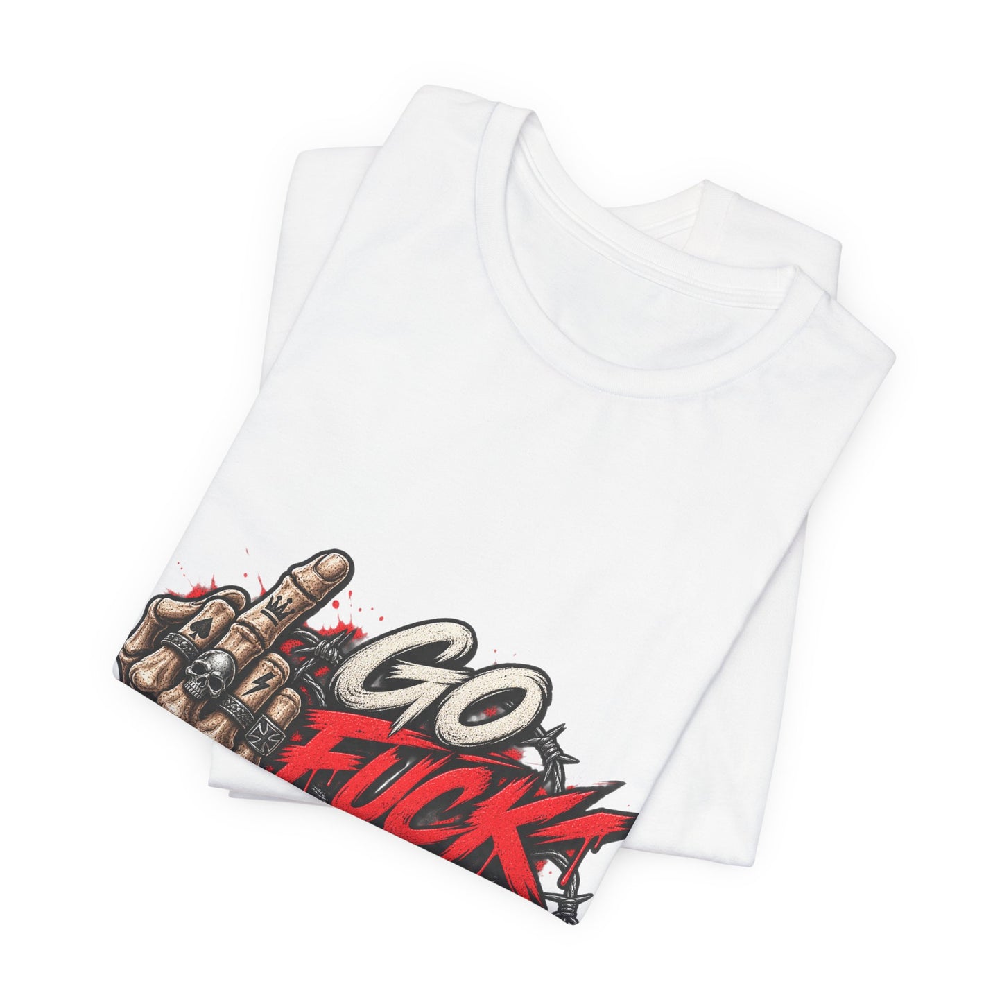 Go Fuck Yourself — Middle Finger Street Art Tee