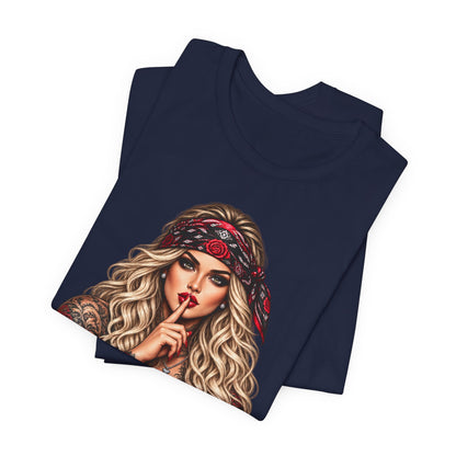 Shut Your Mouth — Tattooed Rocker Black Tee