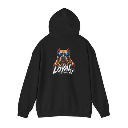 Loyal AF Pitbull — Back-Print Graphic Hoodie