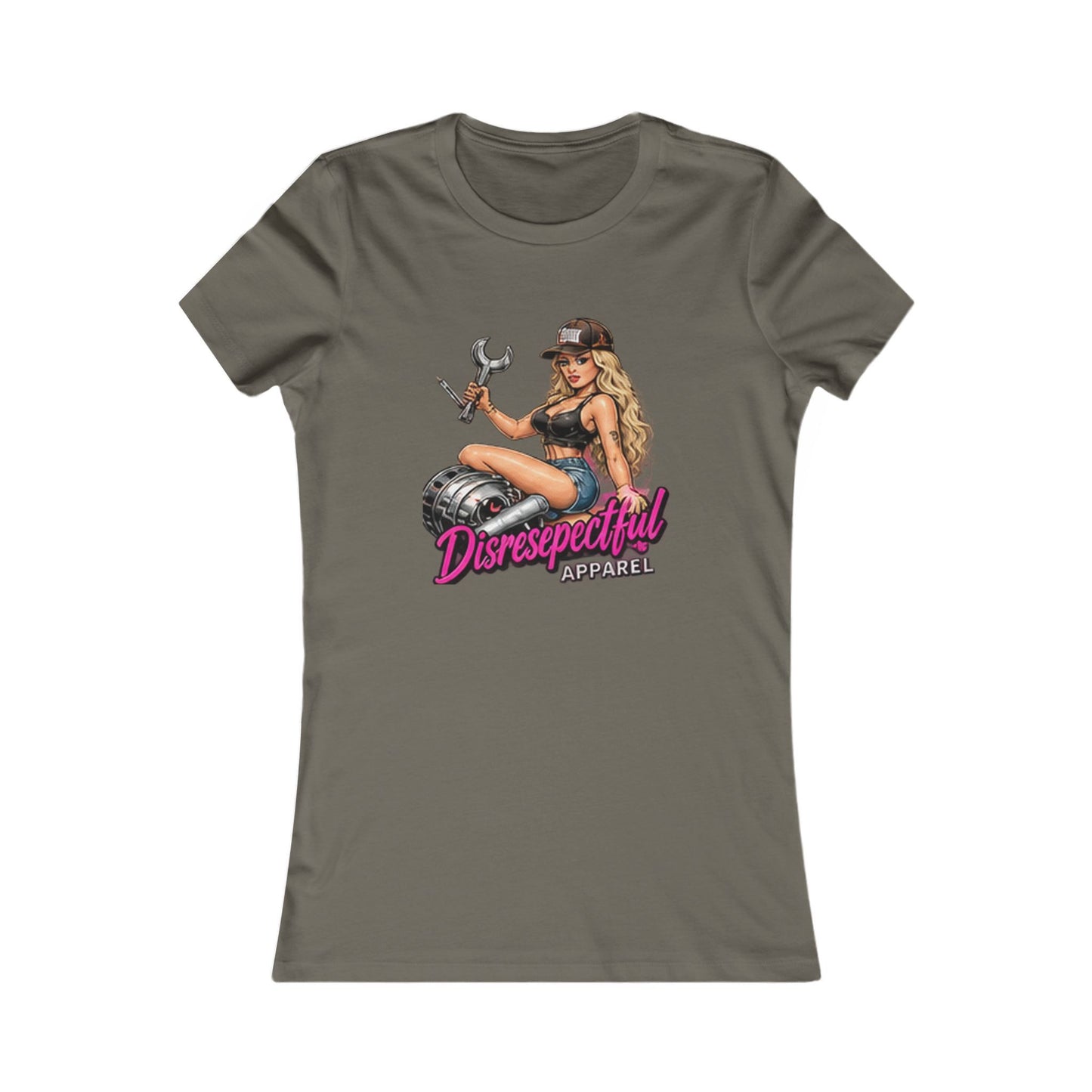 Pin-Up Mechanic — Women's Favorite Graphic Tee