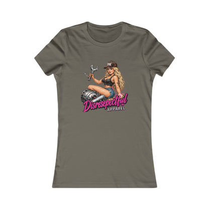 Pin-Up Mechanic — Women's Favorite Graphic Tee