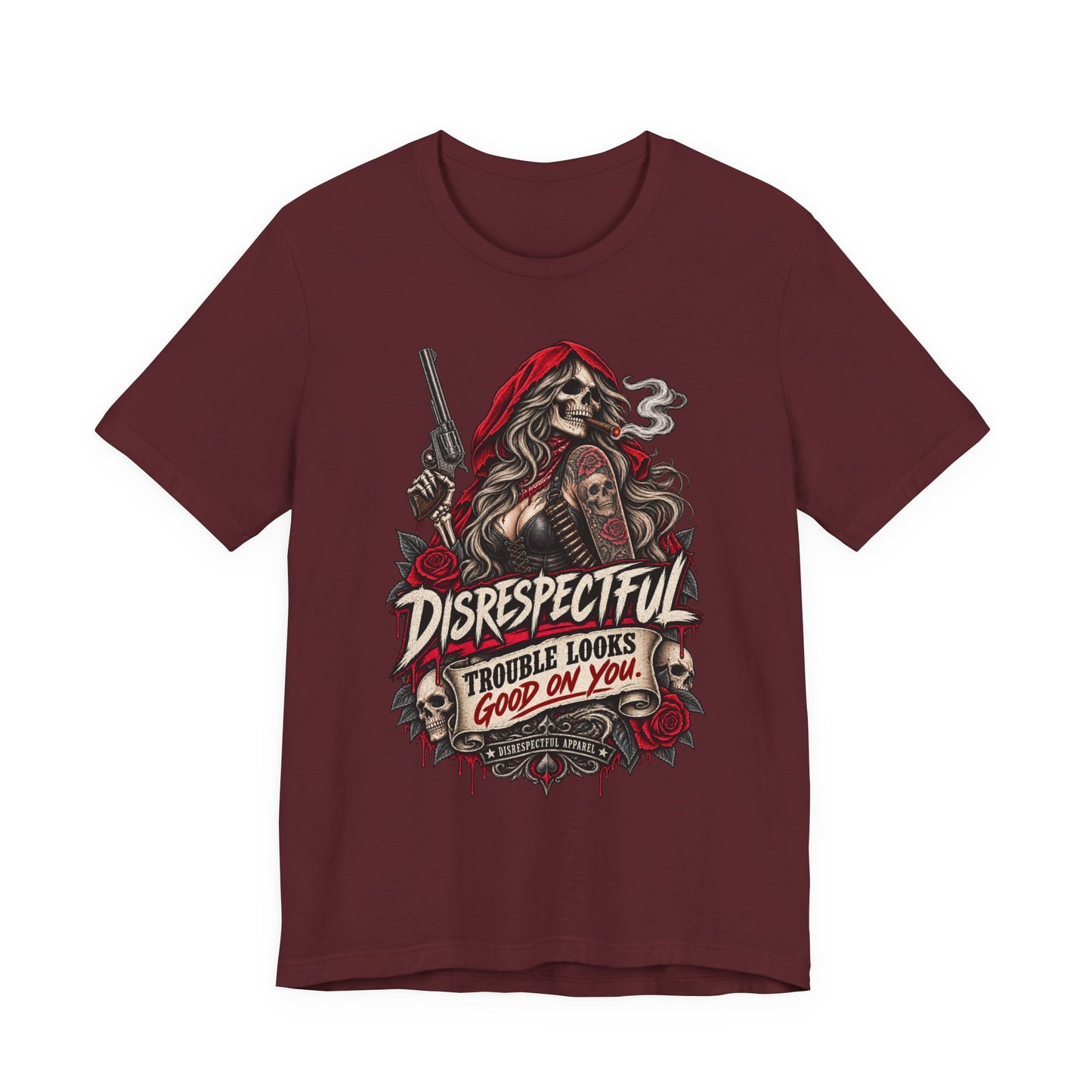 Disrespectful 'Trouble Looks Good On You' Graphic Tee