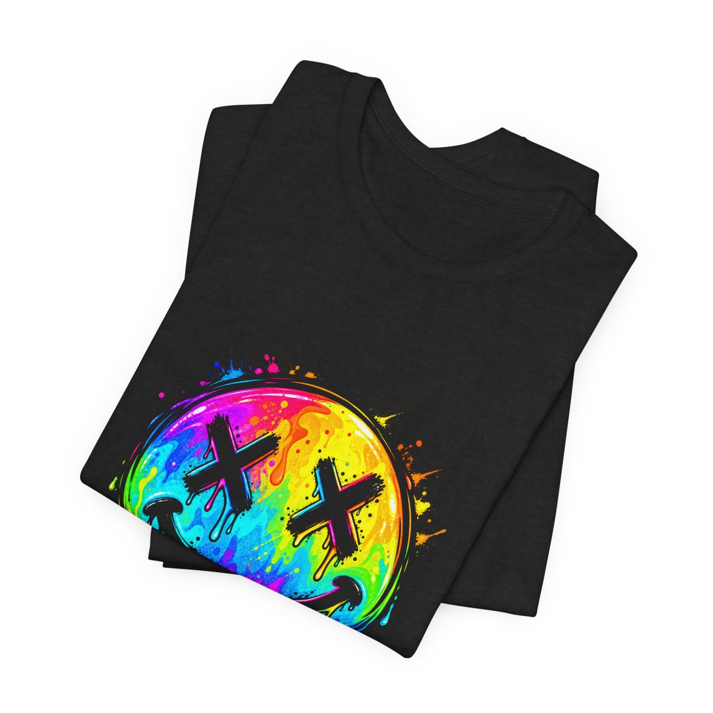 Rainbow Drip Smiley T-Shirt