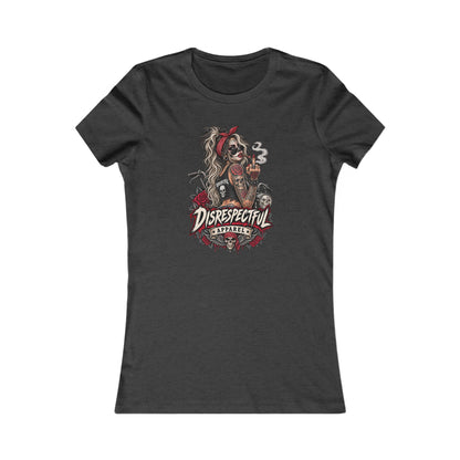 Disrespectful Apparel Skull Pin-Up — Women's Favorite Graphic Tee