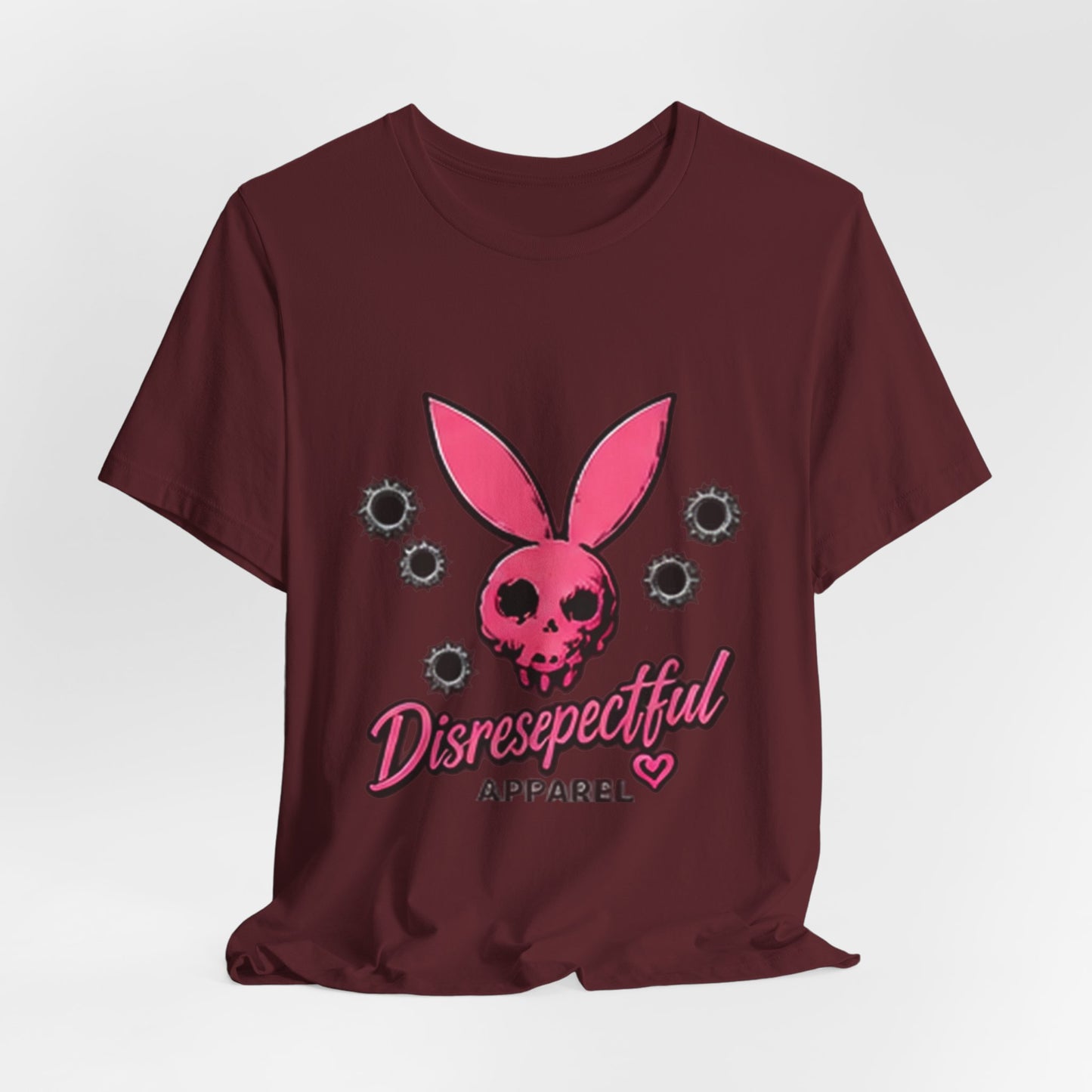 Skull Bunny Tee — Pink Graphic Tee