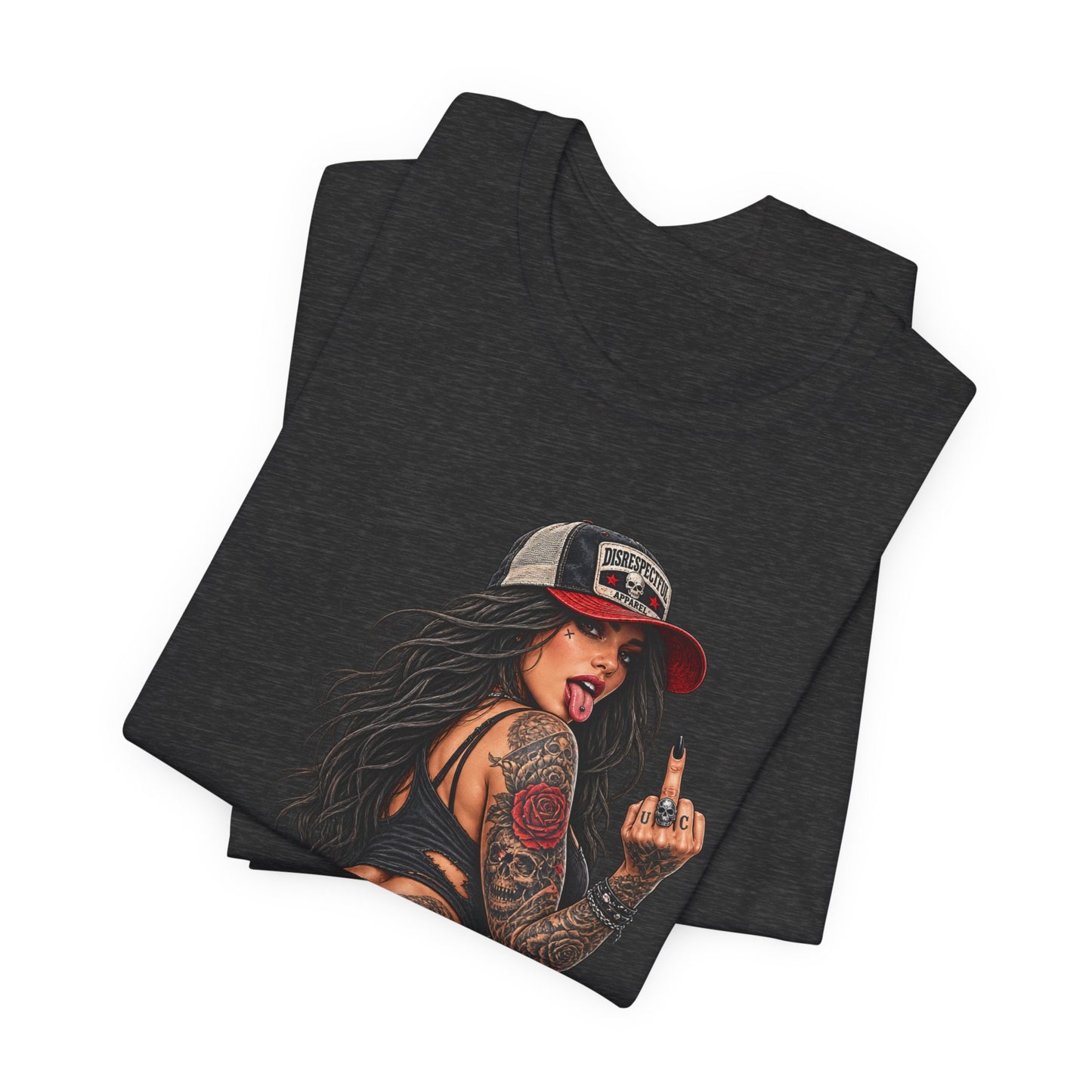 Fuck Polite — Tattooed Pinup Graphic Tee