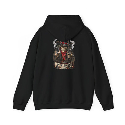 Skull Cowboy — Back-Print Graphic Hoodie