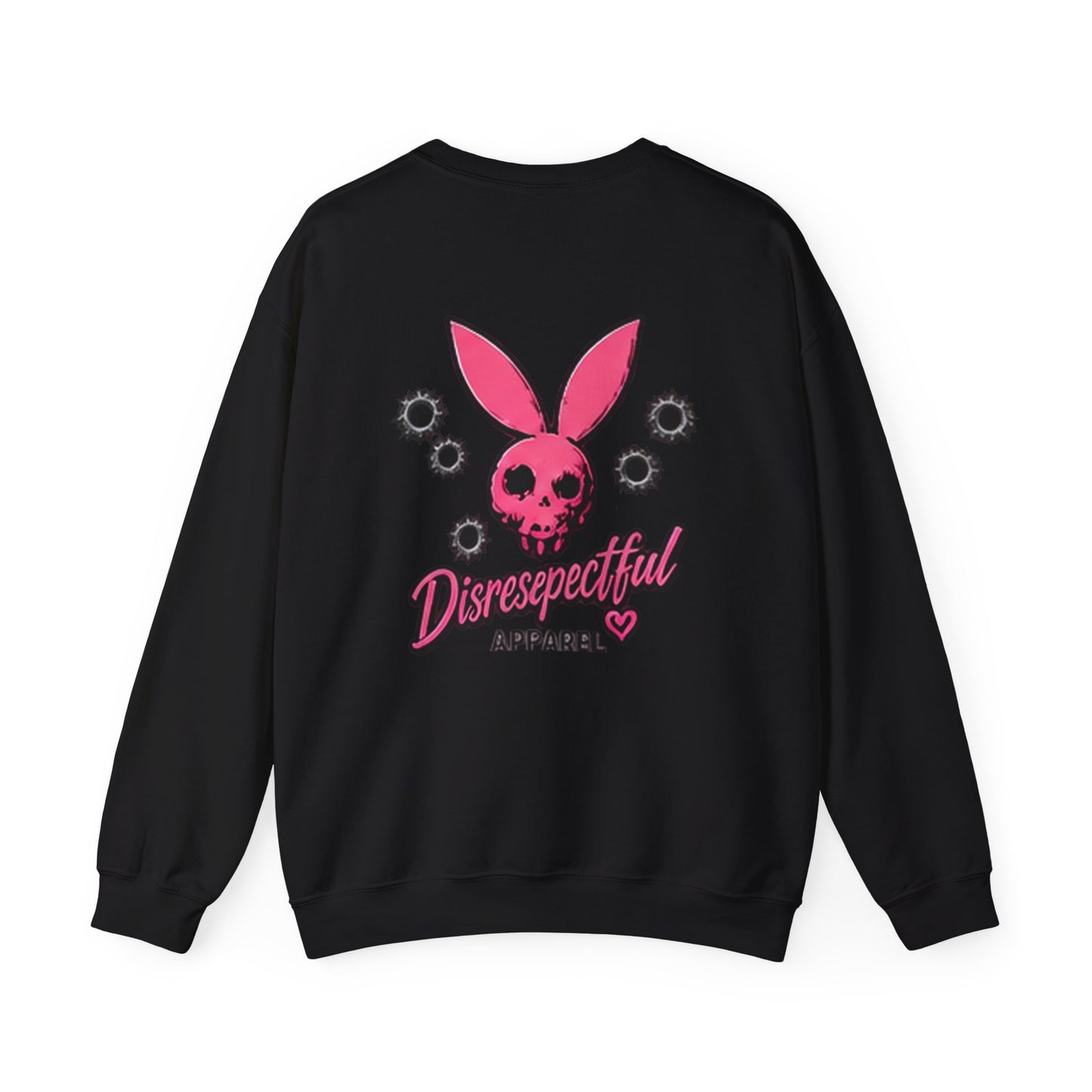 Skull Bunny — Back-Print Graphic Crewneck