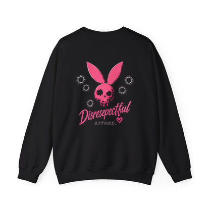 Skull Bunny — Back-Print Graphic Crewneck